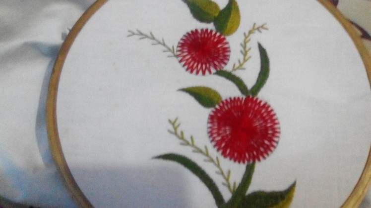Hand Embroidery Designs : Brazilian Hand Embroidery :Net & Rumani Stitch