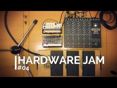 Hardware Jam #04 - Live Trap with Simmons SDS 8. D.I.Y. Drum Pad. Korg Volca Beat - Volca Keys