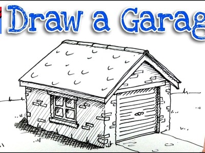 How to draw a garage in 3D real easy - step-by-step