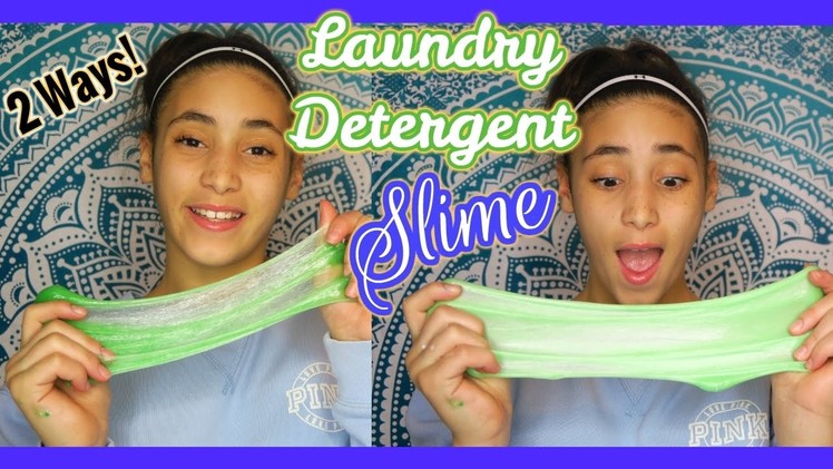 How to Make Laundry Detergent Slime - 2 Ways! | #slime | In Mad's World