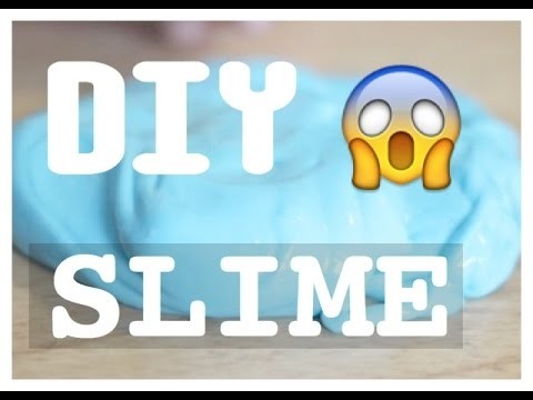 How to make slime (without borax & liquid starch)