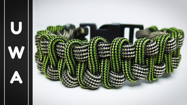 How to make The Slithering Snake Paracord Survival Bracelet With Buckle [Tutorial]