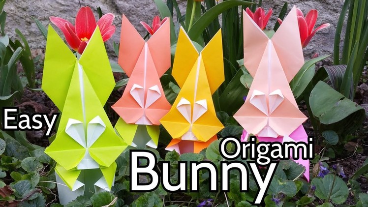 Origami Bunny Face for Mister Rabbit ???? Easy Tutorial for your Easter Crafts projects