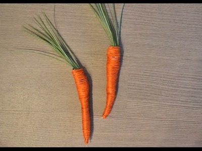 Rustic Twine Easter Carrots Tutorial