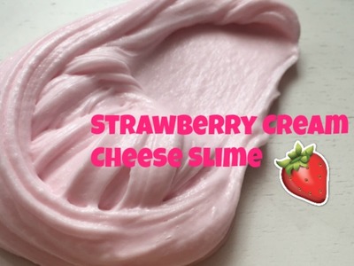 Strawberry Cream Cheese.Butter slime|Kawaii Llamacorn