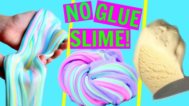 3 WAYS TO MAKE SLIME WITHOUT GLUE! DIY Slime Compilation! Easy and Simple Slime Recipes!