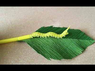 ABC TV | How To Make A Worm From Dringking Straw - Craft Tutorial