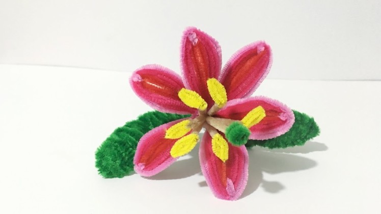 ABC TV | How To Make Lily Flower From Pipe Cleaner - Craft Tutorial