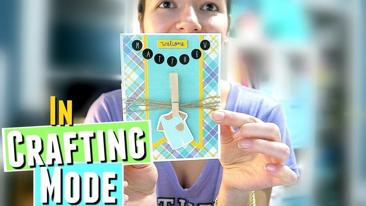 Crafting Mode DIY cards, pinterest inspired diy BABY BOY card & handmade MOTHERS DAY CARD ideas