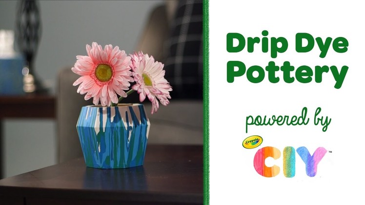 Crayola CIY: Create It Yourself - Drip Dye DIY Pottery Craft