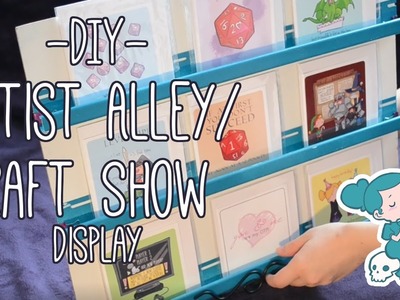 DIY Artist Alley or Craft Show Display Shelf