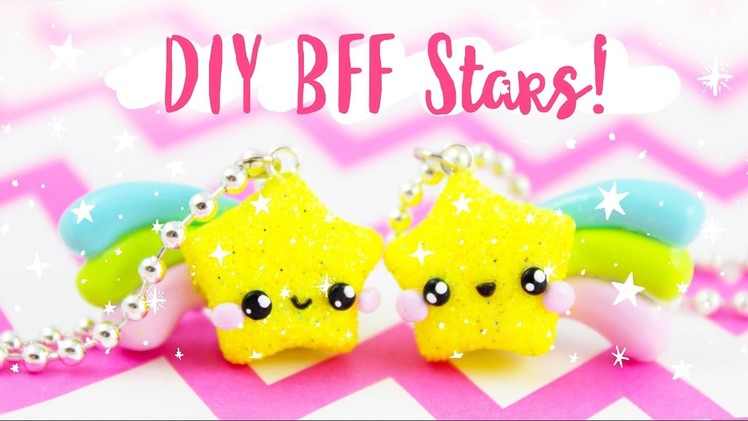♡ DIY BFF GLITTER STAR Rainbow Charms!! ♡ | Kawaii Friday