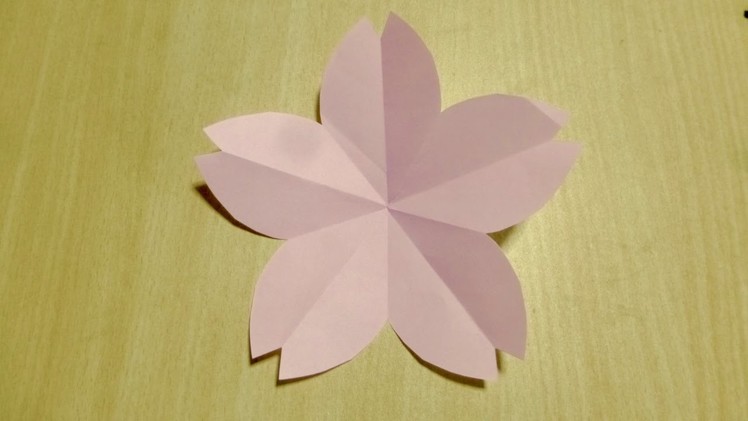【DIY craft】 Cherry blossoms. Origami. The art of folding paper.