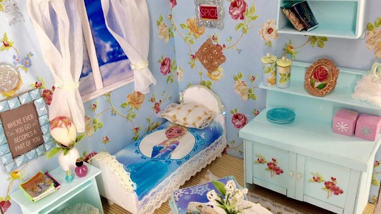 DIY-  Cute Miniature Dollhouse not-a-kit ||  Chic Dollhouse Craft Part 1