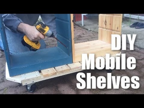 DIY Mobile Shelves