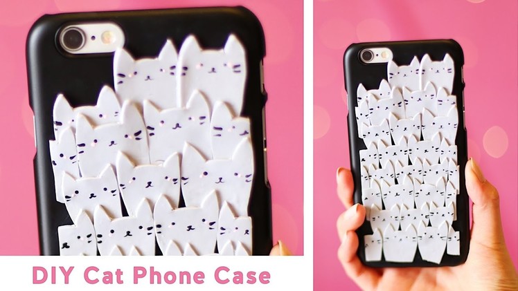 DIY Pile of Cats Phone Case ???? Polymer Clay Tutorial