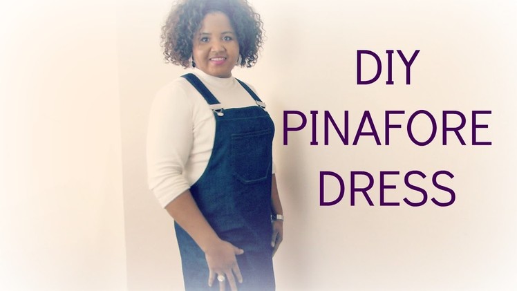Diy pinafore dress.dungaree dress