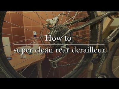 DIY Shimano rear derailleur | how to clean and disassembly