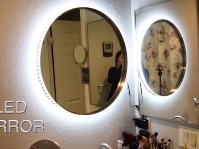 DIY Vanity Mirror w LED Lights | cheap and easy ✧ TesiaBeau