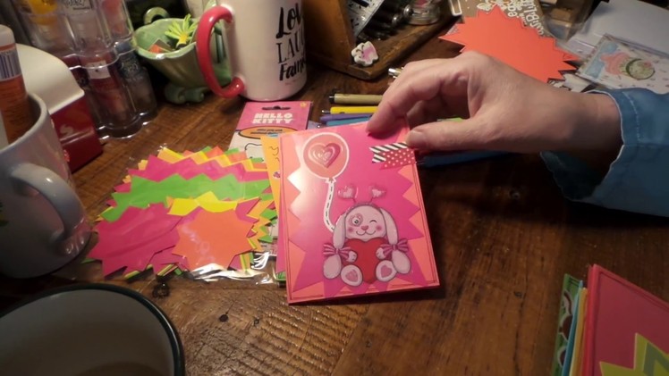 DOLLAR TREE CRAFT: HOW TO MAKE STICKER CARDS FOR KIDS