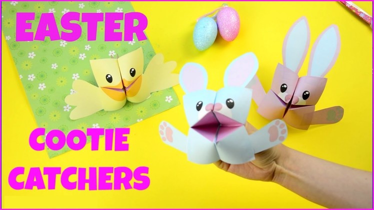 Easter Cootie Catchers - Fortune Tellers Origami for Kids