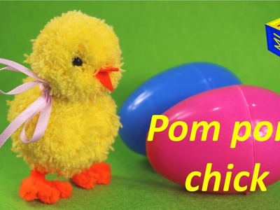 Easter craft ideas for kids. Hands-on crafts: how to make pom-pom chick