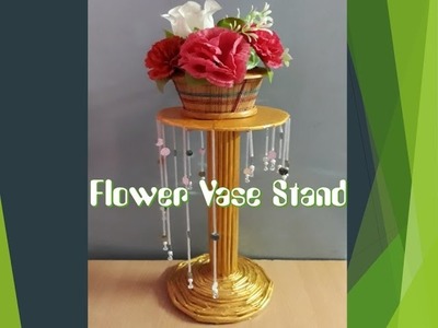 Flower Vase Stand| Newspaper Craft
