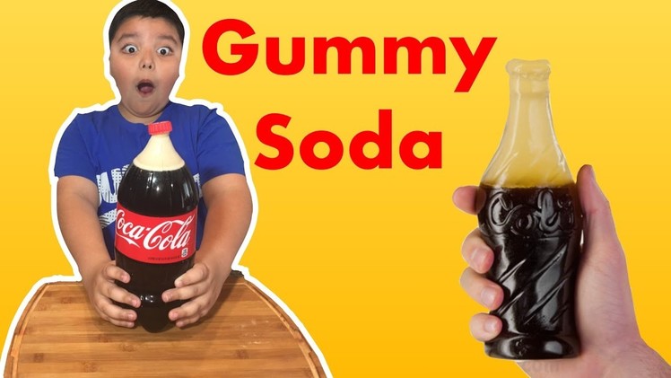 Giant Gummy soda Diy