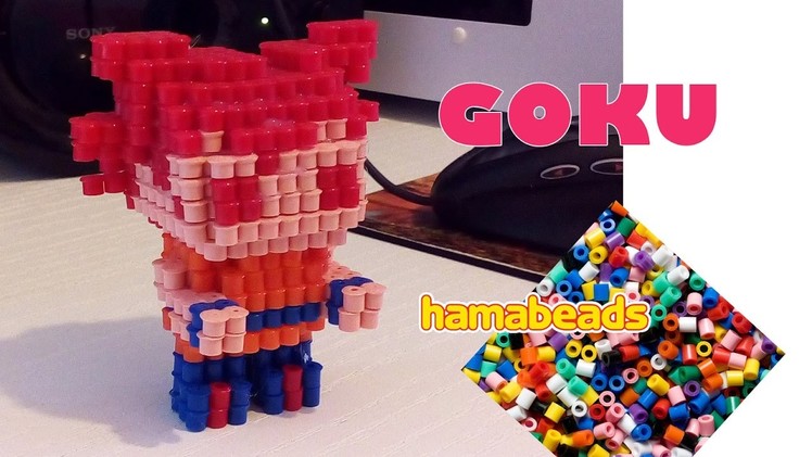 Goku Dragonball how to assembly 3D Perler Hama Beads Artkal