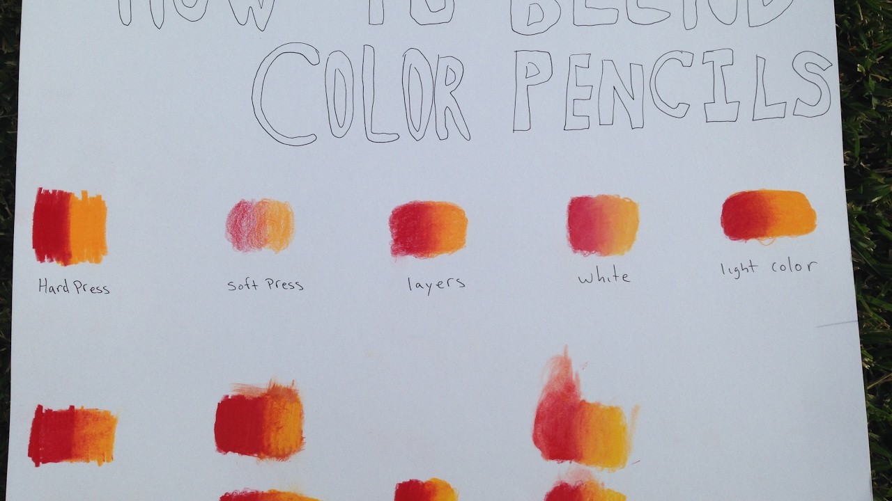 how to blend color pencils iDxU o