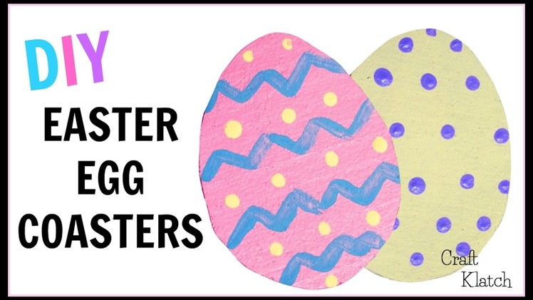 How to Make Easy Easter Egg Coasters | DIY Projects | Kids Crafts | Craft Klatch | Another Coaster F