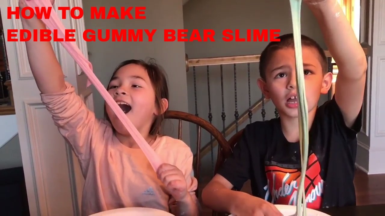 How To Make Edible Gummy Bear Slime, Edible Slime, DIY Gummy Bear Slime