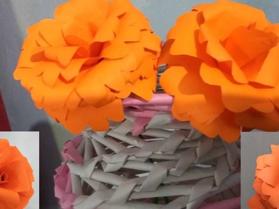 How to make flower with paper easy || All Art & Craft