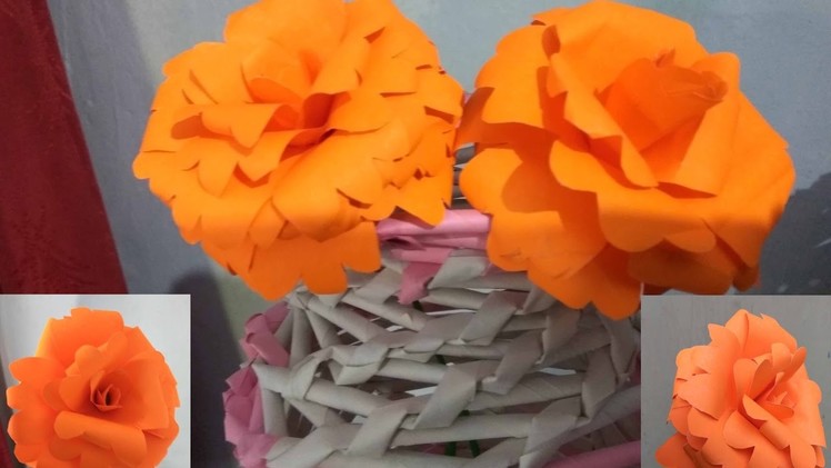 How to make flower with paper easy || All Art & Craft