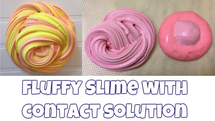 How to make malleable fluffy slime - DIY 'no' borax needed (switzerland edition)