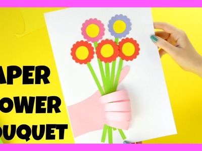 How to Make Paper Flower Bouquet - paper craft idea