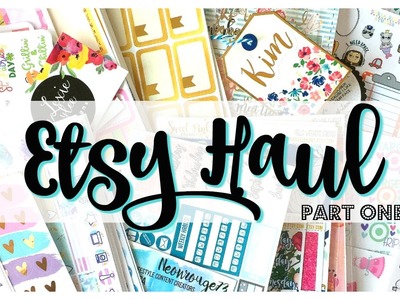 Huge Etsy Haul | Part One | Planner Stickers