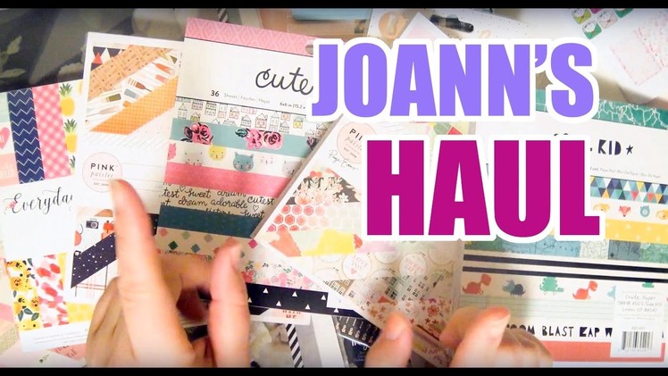 Joann's Crafty And Planner Haul