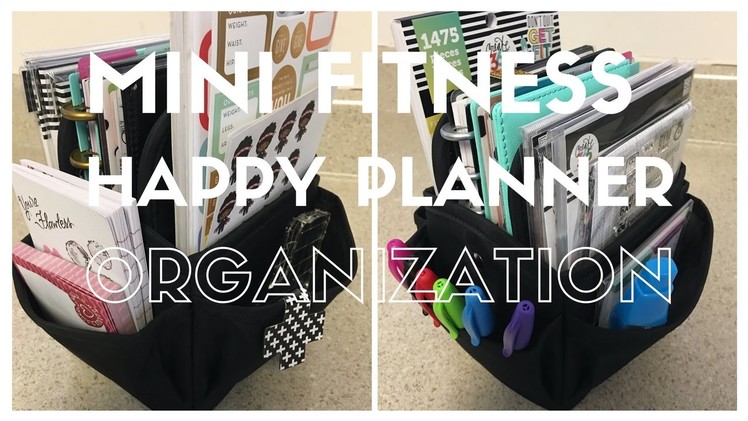 MINI FITNESS PLANNER ORGANIZATION | What's In My Organizer Bag