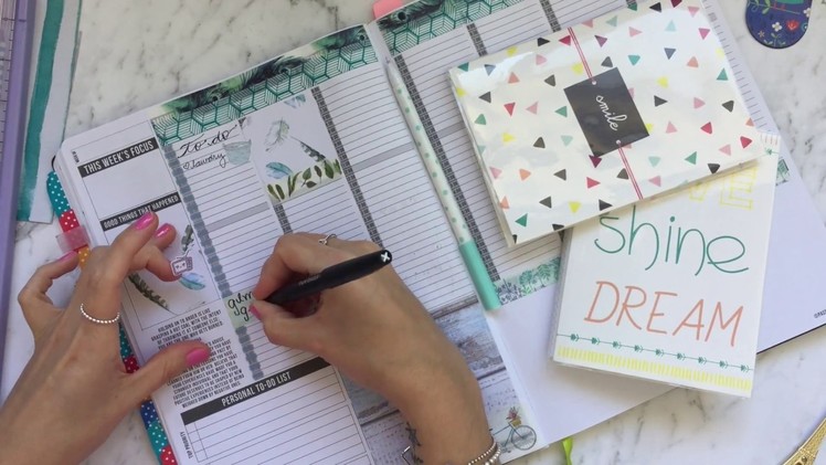 Passion Planner Plan With Me - How To Decorate Your Passion Planner