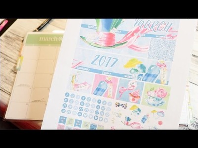 Plan With Me: March Monthly Budget Erin Condren Deluxe Monthly Planner