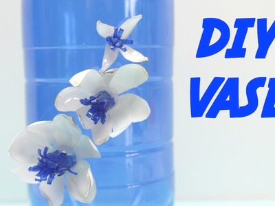 Plastic Bottle Craft Ideas: How to Make Flower Vase | Easy DIY Vase| Recycled Bottles Crafts
