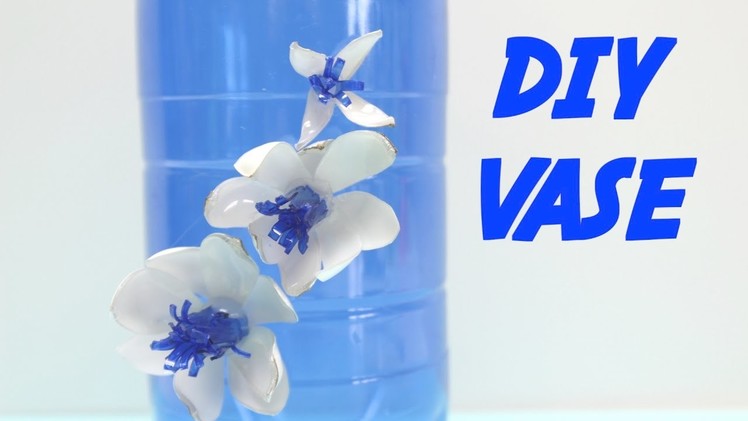 Plastic Bottle Craft Ideas: How to Make Flower Vase | Easy DIY Vase| Recycled Bottles Crafts