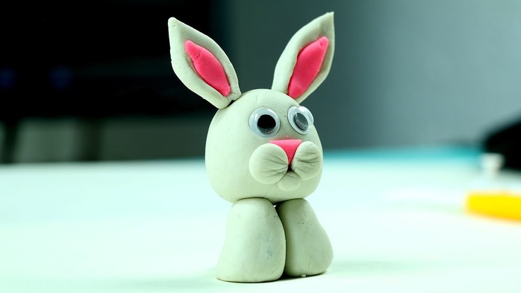 Play Doh Easter Bunny - Easy Clay Modelling Craft for Kids