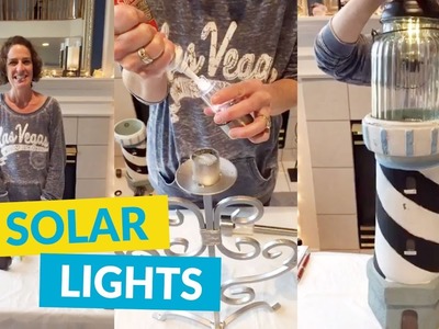 Repurpose Items Into DIY Solar Lights!