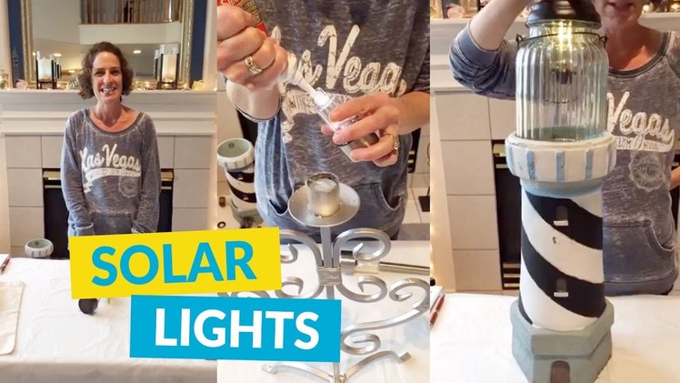 Repurpose Items Into DIY Solar Lights!