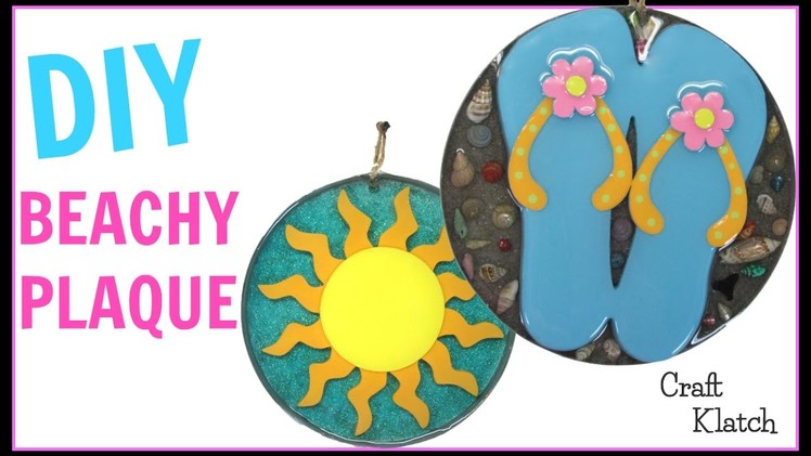 Resin Beachy Plaque | DIY Projects | Craft Klatch | How To