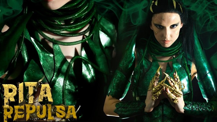 Rita Repulsa Costume Tutorial (ft. Glam&Gore) | Craft Foam Armor Cosplay Tutorial