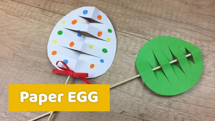 Super simple easter egg decoration, great easter craft for kids!