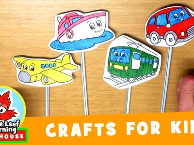 Vehicle Craft for Kids | Maple Leaf Learning Playhouse